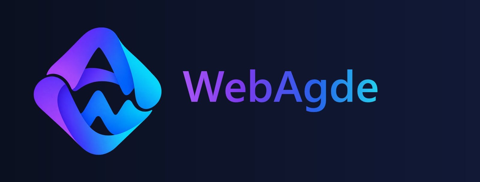 Système graphique WebAgde décliné sur un support de marque